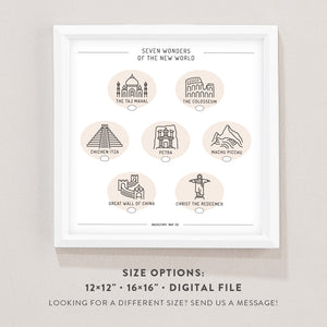 travel bucket list poster