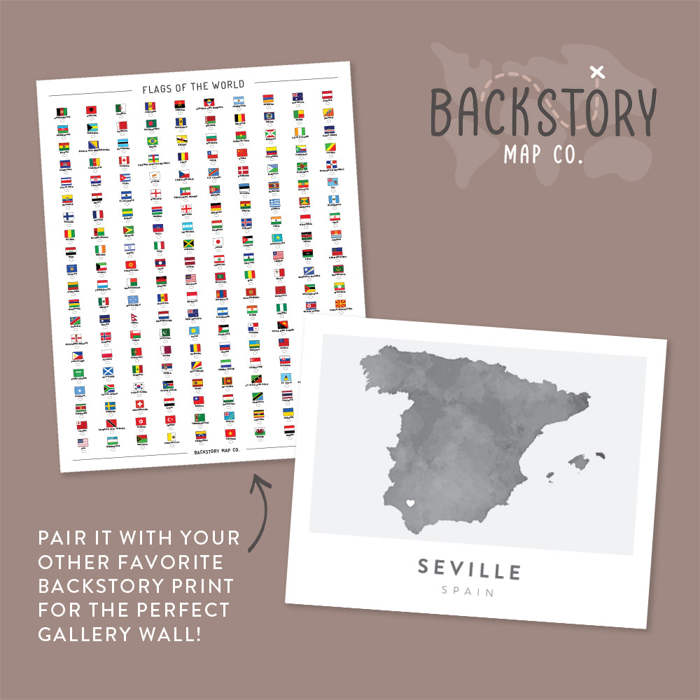 seville map spain