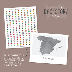seville map spain