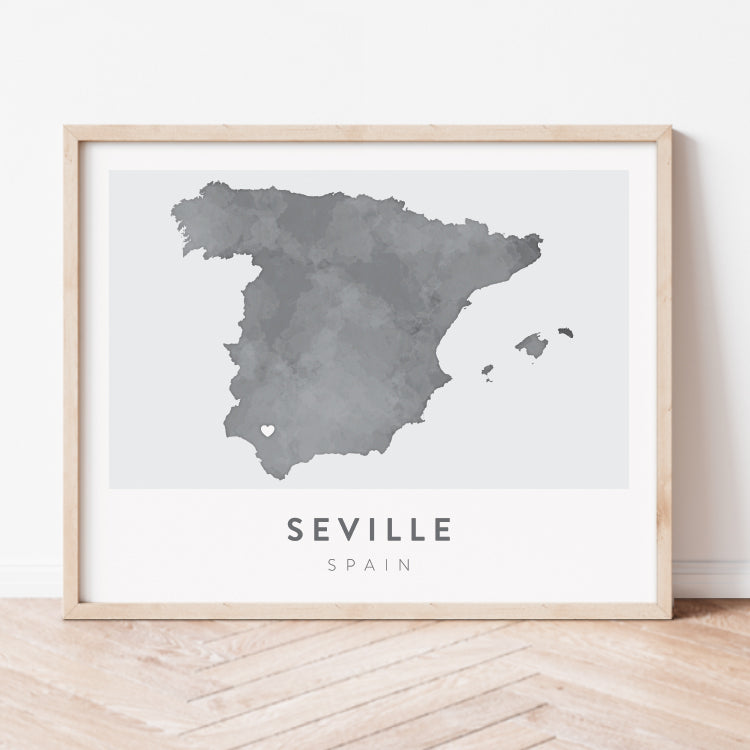 Seville, Spain Map | Backstory Map Co.