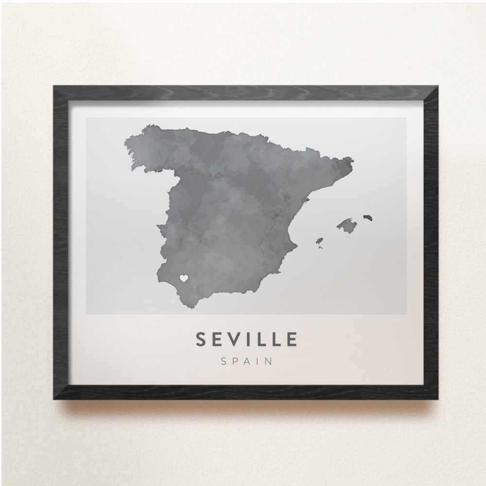 seville map poster