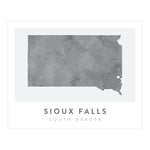 Load image into Gallery viewer, Sioux Falls, South Dakota Map | Backstory Map Co.
