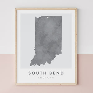 south bend map
