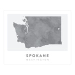 Load image into Gallery viewer, Spokane, Washington Map | Backstory Map Co.
