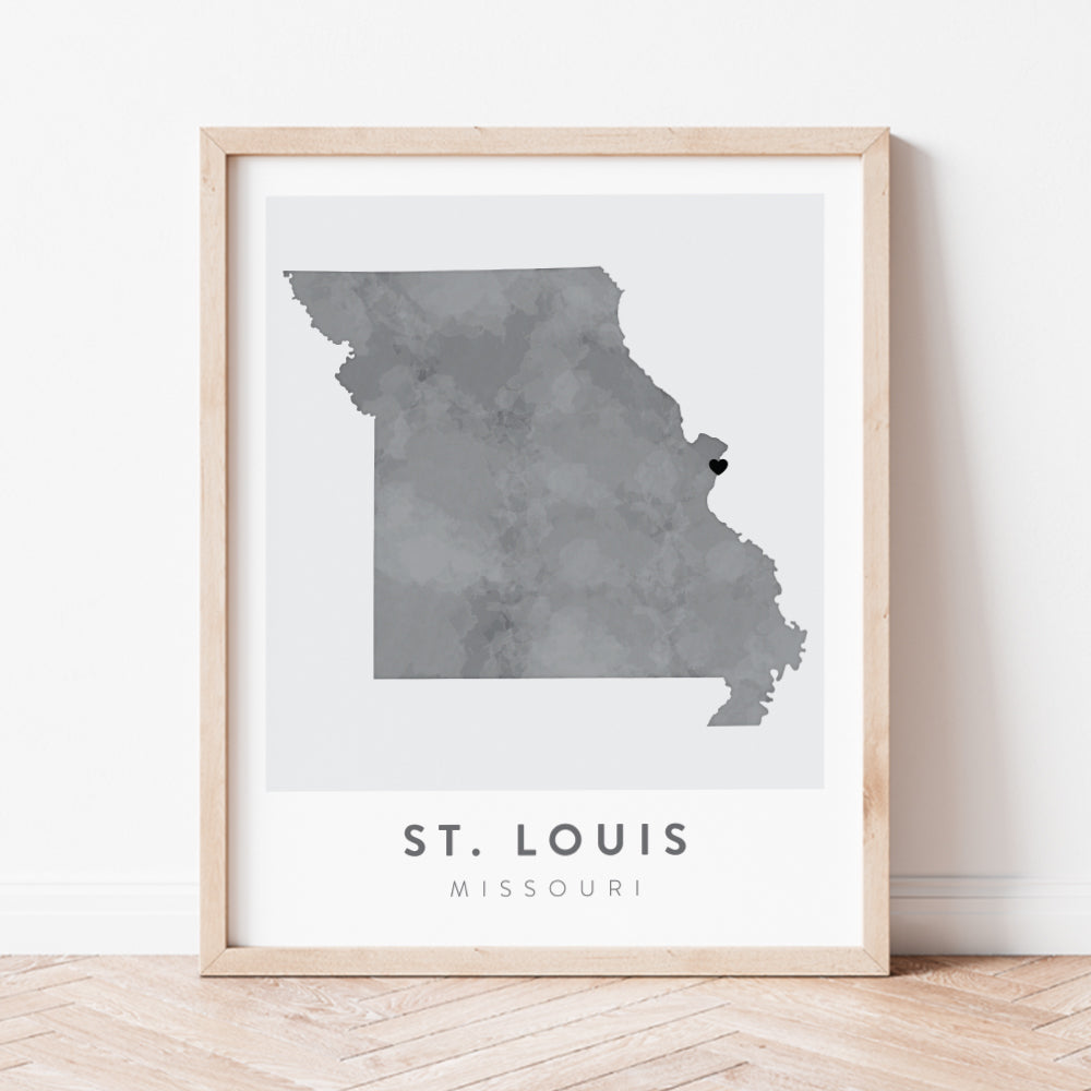 st louis missouri map
