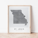 Load image into Gallery viewer, St. Louis, Missouri Map | Backstory Map Co.

