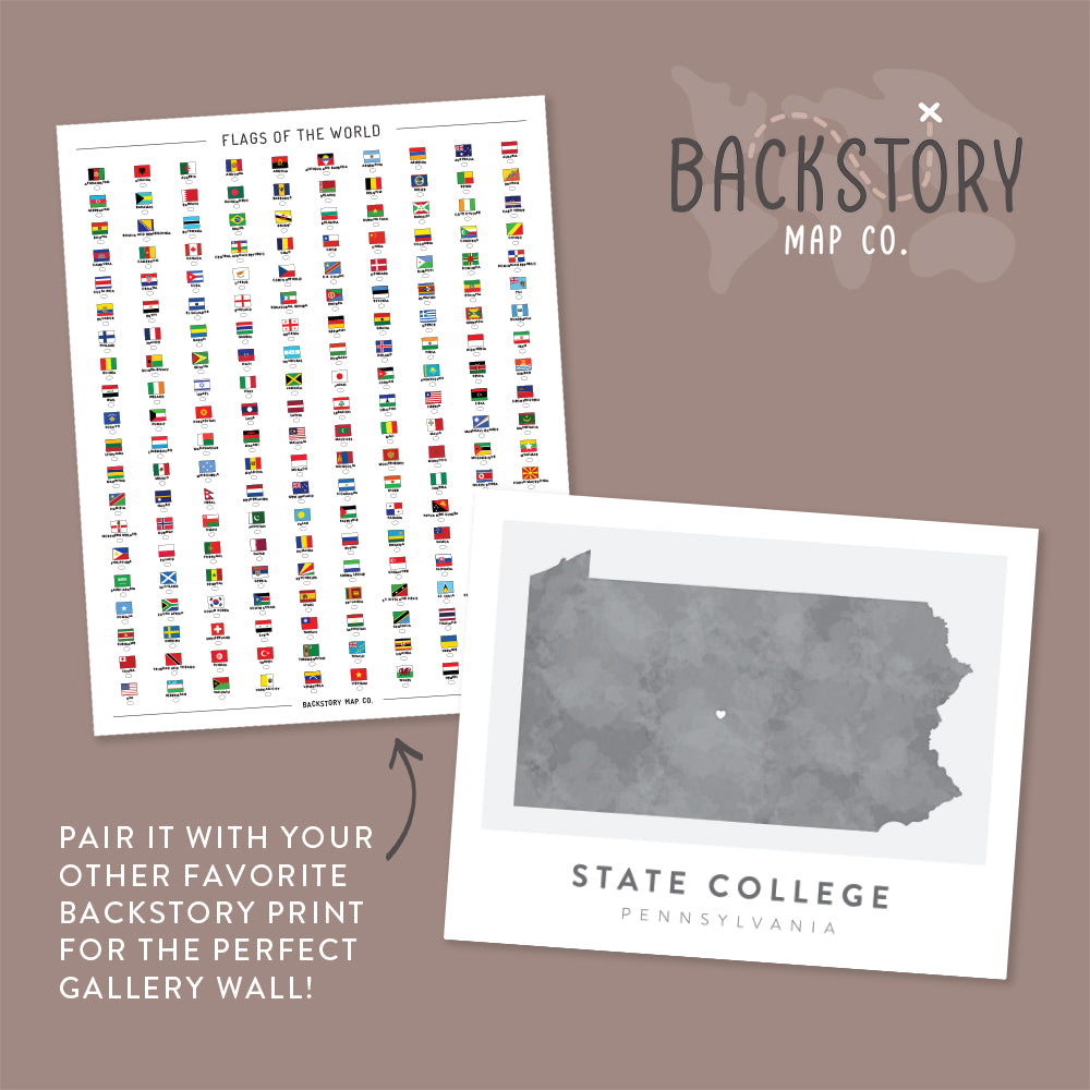 state college wall art