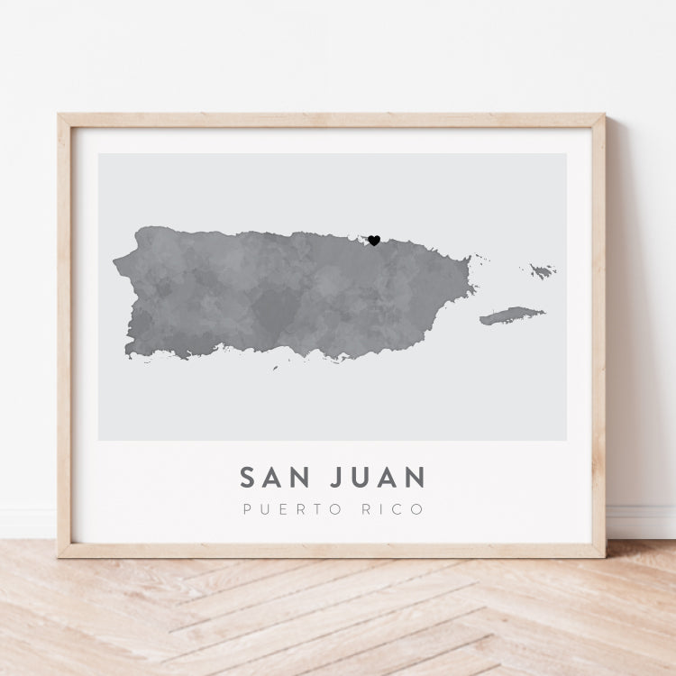 San Juan, Puerto Rico Map | Backstory Map Co.