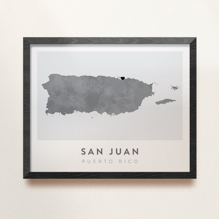 San Juan, Puerto Rico Map | Backstory Map Co.