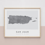 Load image into Gallery viewer, San Juan, Puerto Rico Map | Backstory Map Co.
