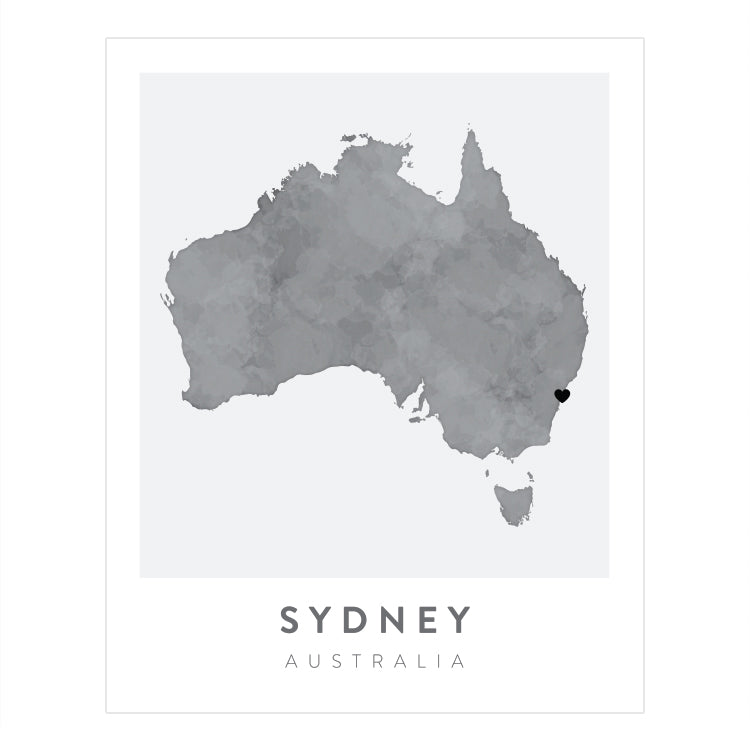 Sydney, Australian Map | Backstory Map Co.