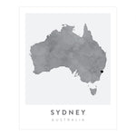 Load image into Gallery viewer, Sydney, Australian Map | Backstory Map Co.
