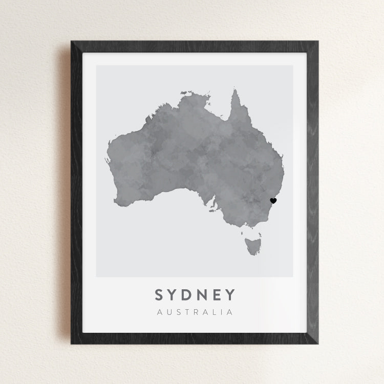 Sydney, Australian Map | Backstory Map Co.