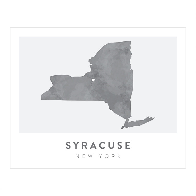 Syracuse, New York Map | Backstory Map Co.