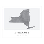 Load image into Gallery viewer, Syracuse, New York Map | Backstory Map Co.
