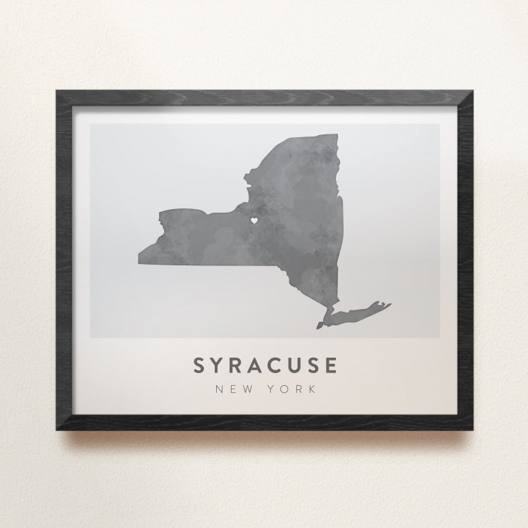Syracuse, New York Map | Backstory Map Co.