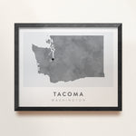 Load image into Gallery viewer, Tacoma, Washington Map | Backstory Map Co.
