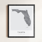 Load image into Gallery viewer, Tampa, Florida Map | Backstory Map Co.
