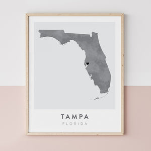 Tampa, Florida Map | Backstory Map Co.