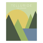 Load image into Gallery viewer, Telluride Colorado Minimalist Poster | Backstory Map Co.
