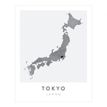 Load image into Gallery viewer, Tokyo, Japan Map | Backstory Map Co.

