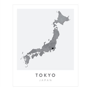 Tokyo, Japan Map | Backstory Map Co.