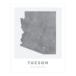 Load image into Gallery viewer, Tucson, Arizona Map | Backstory Map Co.
