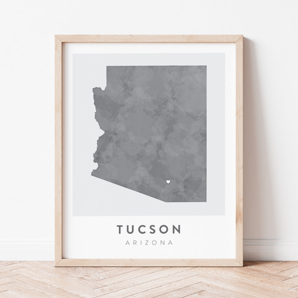 Tucson, Arizona Map | Backstory Map Co.