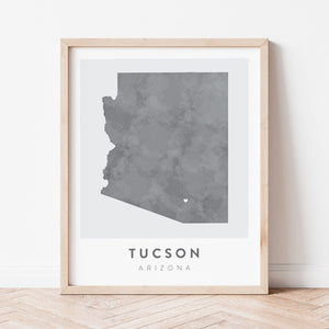 Tucson, Arizona Map | Backstory Map Co.