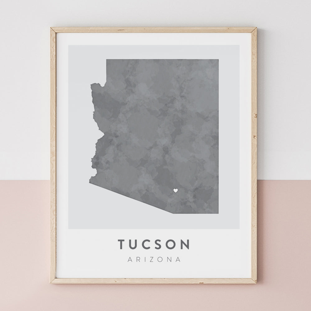 Tucson, Arizona Map | Backstory Map Co.