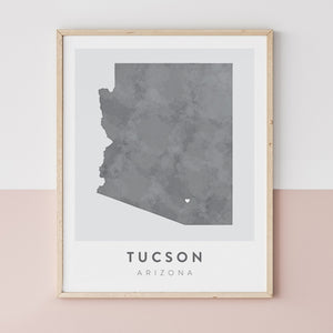 Tucson, Arizona Map | Backstory Map Co.