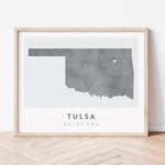 Load image into Gallery viewer, Tulsa, Oklahoma Map | Backstory Map Co.
