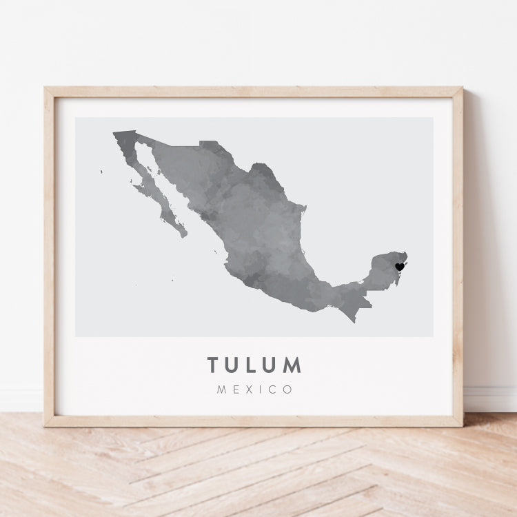 Tulum, Mexico Map | Backstory Map Co.