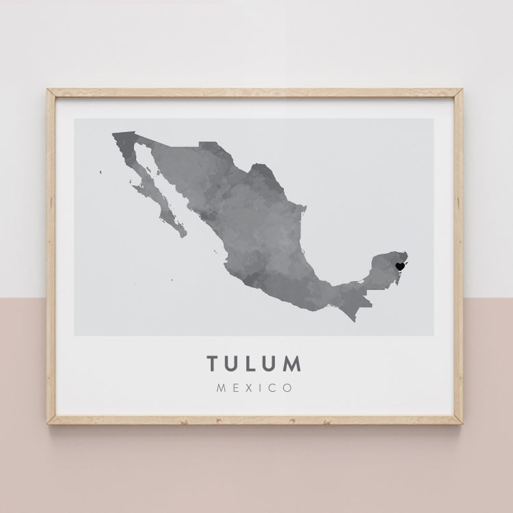 Tulum, Mexico Map | Backstory Map Co.