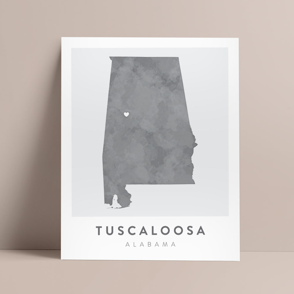 map of tuscaloosa