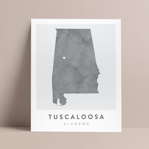 map of tuscaloosa