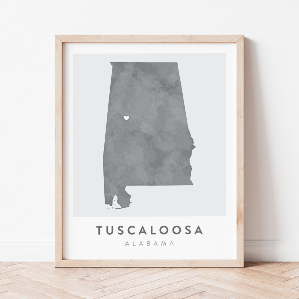 tuscaloosa map