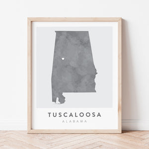 tuscaloosa map