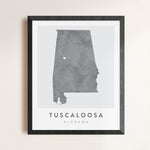 Load image into Gallery viewer, Tuscaloosa, Alabama Map | Backstory Map Co.
