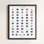 Load image into Gallery viewer, U.S. State Flag Bucket List Poster | Backstory Map Co.
