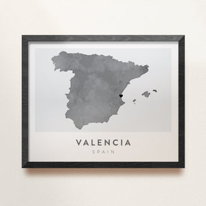 Valencia, Spain Map | Backstory Map Co.