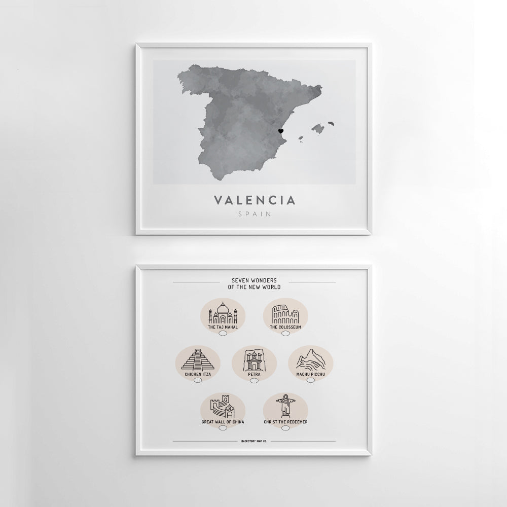 valencia spain art print