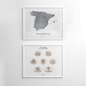 valencia spain art print