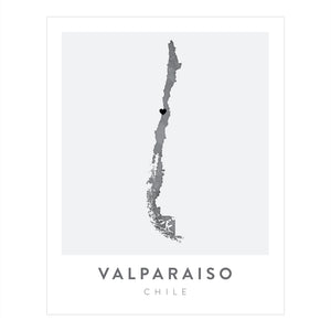 Valparaiso, Chile Map | Backstory Map Co.
