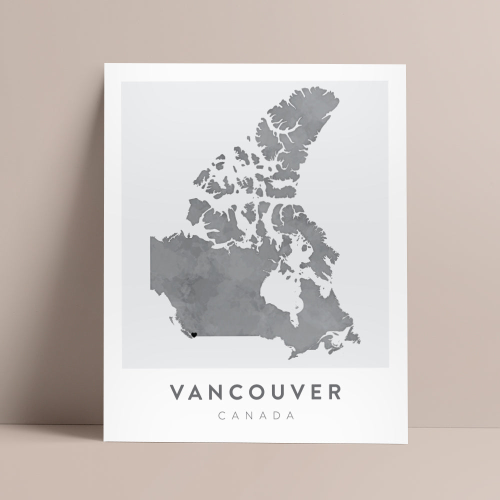 map of vancouver