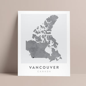 map of vancouver