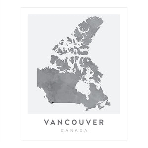 Vancouver, Canada Map | Backstory Map Co.