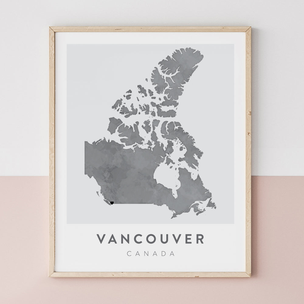 vancouver canada map
