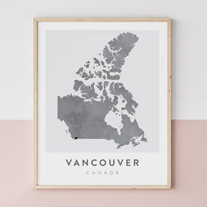 vancouver canada map
