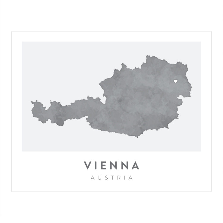 Vienna, Austria Map | Backstory Map Co.